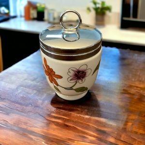 Royal Worcester Atsley King Size Egg Coddler Porcelain